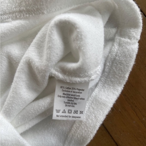 Janie and jack white ribbon terry romper - Picture 4 of 6